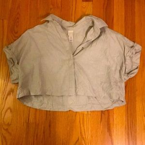 H&M cropped shirt